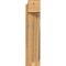 Ekena Millwork Traditional Block Rough Sawn Outlooker, Western Red Cedar, 8"W x 26"D x 34"H OUT08X26X34TRA05RWR - alternate 2